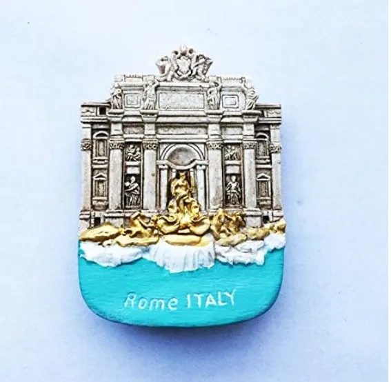 Resin Rome Italy 3D refrigerator magnets Travel souvenirs gifts, home and kitchen decoration magnetic stickers