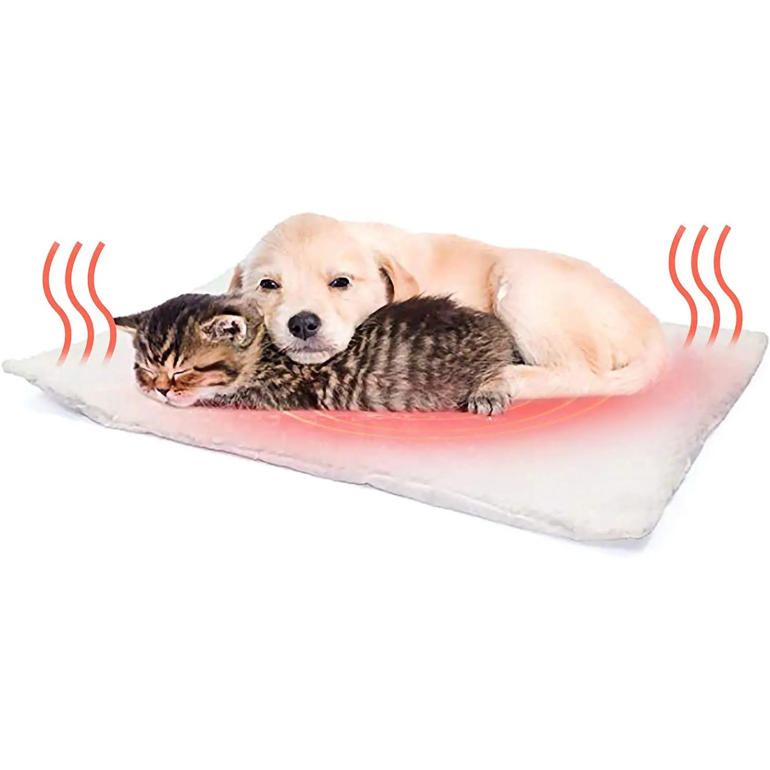 เสื่อที่นอนสุนัขสัตว์เลี้ยงให้ความร้อนด้วยตนเองเสื่อที่นอนสำหรับแมวและสุนัขผ้าห่มอุ่น
