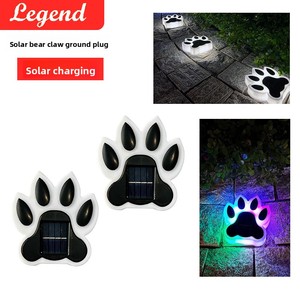 Lampes solaires LED IP65 étanches à intensité variable avec batterie incluse, en forme de patte de chat, pour jardin, cour, pelouse, balcon, paysage nocturne - Product Image 5