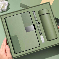 Coffret Cadeau d'Entreprise de Luxe avec Carnet, Stylo et Bouteille Thermos pour la Remise des Diplômes et les Promotions Commerciales du Nouvel An Chinois