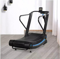 Save 20% Factory Cardio Equipment Mini-courbé Non-motorisé Running Machine Tapis de course Vitesse Tapis de course incurvé (Courroie en aluminium)