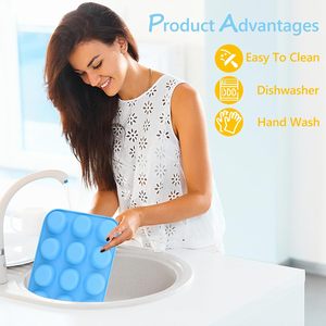 Nonstick <b>Silicone</b> <b>Mold</b> for CakeMuffin Pan 12 Cups Baking <b>Mold</b> Food Grade BPA-Free Homemade Muffins <b>Cakes</b> Egg Bites <b>Cake</b> Tools - Product Image 3