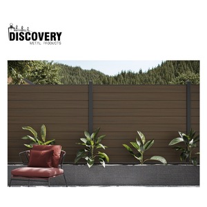 Recinzione in plastica di legno resistente al vento in lega di alluminio pannelli di recinzione compositi decorazione <span class=keywords><strong>woc</strong></span> per esterni - Product Image 6