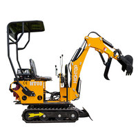 Mini-chargeuse-pelleteuse HIGHTOP HT08 de 800 kg, la plus petite machine de terrassement