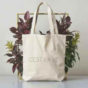 Hot Selling Cheap Canvas Tote <b>Bag</b> Custom Logo Casual Shoulder <b>Bag</b> Reusable Promotion Canvas Shopping <b>Bag</b> - Product Image 2