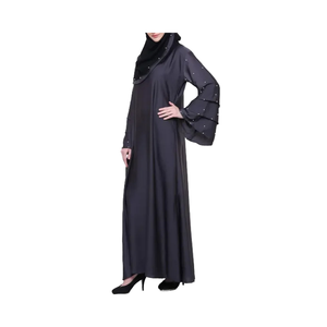 Ropa Islámica Casual de Talla Grande para Mujer, Vestido Abaya Maxi Musulmán Holgado, Nuevos Diseños, Venta al por Mayor, Tradicional de Poliéster - Product Image 1