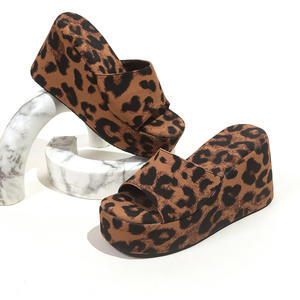 <span class=keywords><strong>Sandalias</strong></span> de Plataforma con Estampado de Leopardo, Estilo 2026, <span class=keywords><strong>Sandalias</strong></span> de Cuña Modernas para Mujer, Chanclas de Playa para Exteriores - Product Image 2