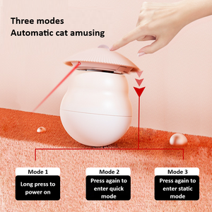 Automatische kattenlaser speeltjes, bewegingsgeactiveerde elektrische slimme teaser, roterende huisdier speeltjes, interactief katten speeltje - Product Image 5