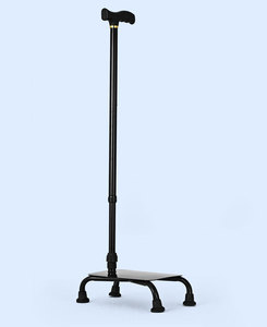 Bâton de marche multifonctionnel à quatre pieds, bâton de marche pour escaliers, bâton de marche pour personnes âgées, bâton de marche antidérapant, bâton de marche réglable - Product Image 3