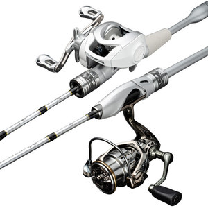 Caña de Pescar Comet Small Golf Silver Blade con Tira Blanca de Carbono para Micro-Objetos - Product Image 1
