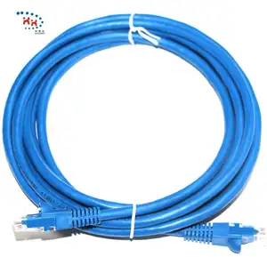 Kabel Patch UTP Cat5e Cat6, Kualitas Tinggi RJ45 Plug Cat6a Kabel Jaringan