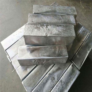 99.995% Pure Non-Alloy Zinc <b>Metal</b> Block Ingots Custom <b>Weights</b> 15kg-50kg Bulk Discounts for Melting - Product Image 1