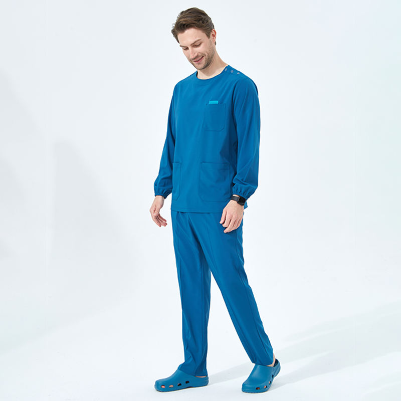 เสื้อแขนยาวสีคราม