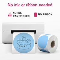 Étiquette thermique directe circulaire de 2 pouces, autocollante, pour sceller les enveloppes, avec logo de marque, étiquette de remerciement, étiquette nominative