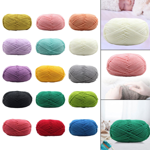Fil à crocheter en coton doux 100g, 100% acrylique, pour tricot à la main, vente en gros - Product Image 2