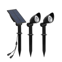 Projecteurs solaires durables en ABS+PC, étanches IP65, pour extérieur, jardin, avec certifications FCC, CE, RoHS, pour hôtel, parc à thème, aménagement paysager