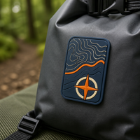 Écusson personnalisé pour équipement de plein air, badge d'aventure sur mesure pour équipement de camping, sac à dos, patch perlé – Service de fabrication en usine