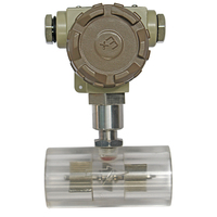 Débitmètre de liquide à zone variable en acier inoxydable avec écran LCD, compteur de carburant/gaz oxygène, compteur d'air/eau préréglé, bride en ligne
