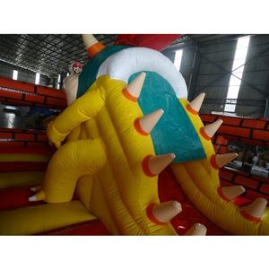 <span class=keywords><strong>Castillo</strong></span> combinado con tobogán <span class=keywords><strong>inflable</strong></span> abierto y <span class=keywords><strong>cerrado</strong></span> con boca de dibujos animados personalizado para niños - Product Image 4