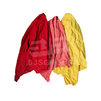 10KG 20KG 25KG Industri Wast Rag fournitures coton mélange couleur t-shirt chiffons d'essuyage industriels pour le nettoyage Guenille De Coton