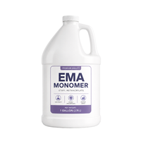 Poudre acrylique à marque privée OEM, séchage rapide, moyen ou lent, 1000 ml (gallon), monomère liquide acrylique MMA EMA violet pour ongles