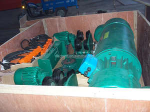 Kerekan CD MD listrik tugas berat, kawat baja 20 Ton tali kerekan 25 Ton kendali jarak jauh Harga kecepatan ganda - Product Image 4