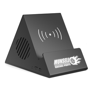 Loa Bluetooth Tùy Chỉnh Logo Nhà Máy ODM/OEM Kèm Bộ Sạc Không Dây Đế Điện Thoại Di Động Đế Sạc Di Động - Product Image 1