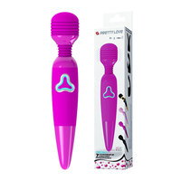 Vibrateur AV en gros, 7 vitesses, masseur personnel vibrant, rechargeable par USB, pour femmes