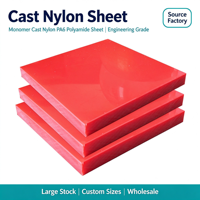 Plaque en polyamide PA6/Nylon moulé pour bandes anti-usure, garnitures, plaquettes et composants usinés avec service de découpe
