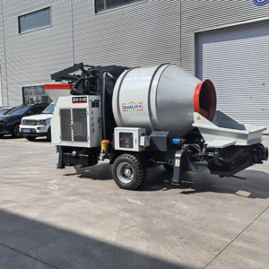 L-200 Betonmixer Cementmachine Diesel Betonpomp Elektrische Betonmixer met Pomp voor Cementmenging Bouw - Product Image 3
