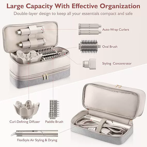 2025 nuevo estuche de transporte portátil de doble viaje para <span class=keywords><strong>Dyson</strong></span> <span class=keywords><strong>Airwrap</strong></span> Styler/accesorio Shark Flexstyle - Product Image 4