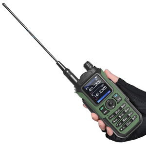 UV-21 Pro V2 Two-Way Ham Radio Long Range Walkie Talkie 10W Tri-Band Frequência Sem Fio NOAA NOAA Cobertura de Longo Alcance - Product Image 1