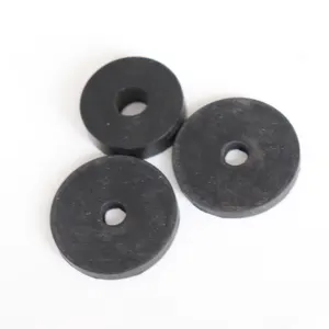 Rubber Screw Flat Gasket Round Waterproof Washer Silicone Waterproof Sealing Gasket Black O-Meson Gasket