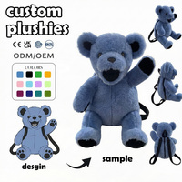 Fabricant et Fournisseur de Jouets en Peluche Personnalisés : Mini Ours en Peluche à Pull Rayé, Cadeaux Thème Marine, Vidlice Na Kolo, Peluche Renard, Peluche Chat Personnalisée