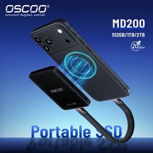 OSCOO Produk Baru MD200 SSD Portabel 512GB 1TB 2TB 4TB USB3.<span class=keywords><strong>2</strong></span> Gen2*<span class=keywords><strong>2</strong></span> Tipe C Daya Tarik Magnetik 20Gbps hingga 2100MB/S - Product Image 5