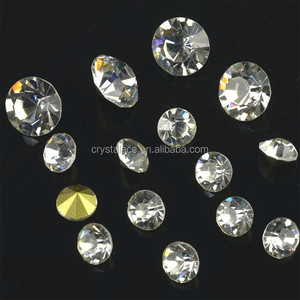 Nhà Máy Trực Tiếp Điểm Trở Lại Glass <span class=keywords><strong>Mc</strong></span> Pha Lê Chaton Kim Cương Pha Lê AB Điểm Trở Lại Rhinestone Cho Đồ Trang Sức - Product Image 4