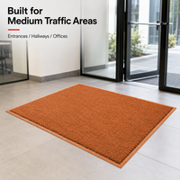 Tapis d'entrée 3M Nomad 6050 Slim Loop Mat, absorbant les poussières fines, respectueux des chaussures, antidérapant, pour la maison