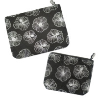 Sac de plage à Logo imprimé, 3 pièces, grand, moyen, petit, sac de Shopping Aloha Loa hawaïen, fourre-tout Tyvek noir avec fermeture éclair