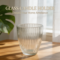 Bocaux en verre pour bougies, fournitures en gros pour la fabrication de bougies, porte-bougies chauffe-plat pour centres de table de mariage