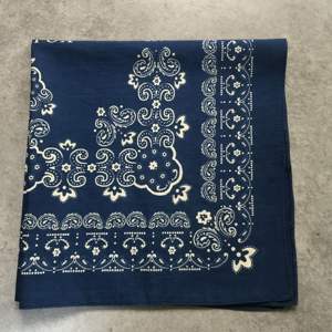 Bandana en coton imprimé double face carré personnalisé promotionnel 22 "x 22" Paisley Design Cotton <span class=keywords><strong>Hanker</strong></span> Chief - Product Image 3