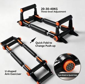 Entraîneur de force des bras multifonctionnel à ressort avec engrenages réglables et tube en acier pour hommes, femmes, équipement de fitness domestique - Product Image 4