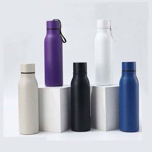 Bouteille d'eau isotherme en acier inoxydable à double paroi de 500 ml avec logo personnalisé, thermos pour boissons chaudes et froides - Product Image 4