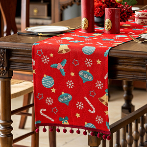 <span class=keywords><strong>Camino</strong></span> <span class=keywords><strong>de</strong></span> <span class=keywords><strong>Mesa</strong></span> Rectangular Navideño, Mantel Rústico para la Temporada <span class=keywords><strong>de</strong></span> Invierno y Fiestas Navideñas, Decoración para <span class=keywords><strong>Mesa</strong></span> <span class=keywords><strong>de</strong></span> <span class=keywords><strong>Navidad</strong></span> - Product Image 2
