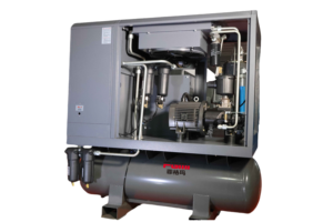 Compressore d'aria a vite industriale 4-in-1 di alta qualità a basso rumore con stabilizzazione ad alta pressione da 8bar 13bar 16bar 15/22 kw - Product Image 4