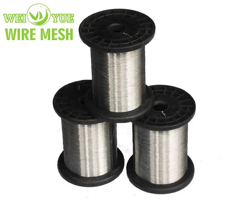 Wholesale 0.05mm Diameter 304/316L Stainless Steel Wire For Sewing Thread Yarn