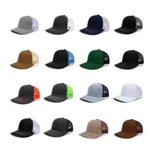 Wholesale High Quality Mesh 112 Grey Mesh Trucker Caps Custom Hats With Custom logo - Product Image 1