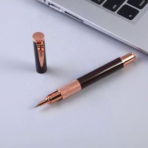 High Quality Gold <b>Color</b> Copper Metal <b>Pen</b> 0.5 mm Writing Width Promotional Brass Ball <b>Pen</b> with Custom Logo Ballpoint Metal <b>Pens</b> - Product Image 6