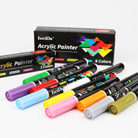 Stylos marqueurs de peinture de haute qualité peintre acrylique pour peinture rupestre, tasse, céramique, verre, bois, peinture sur tissu, toile, métal
