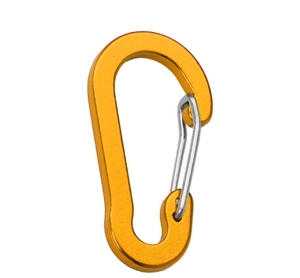 40mm 50mm 60mm Llavero de aluminio barato Gancho de resorte Gancho DE SEGURIDAD Mosquetón de <span class=keywords><strong>escalada</strong></span> al aire libre - Product Image 4