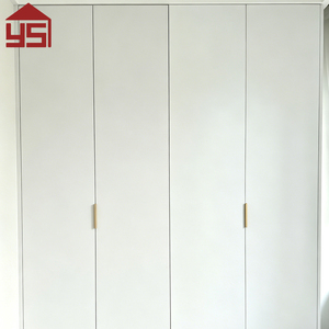 Armoire de rangement en MDF <span class=keywords><strong>blanc</strong></span> de qualité supérieure avec intérieur compartimenté pour chambre à coucher et petits espaces d'angle - Product Image 5